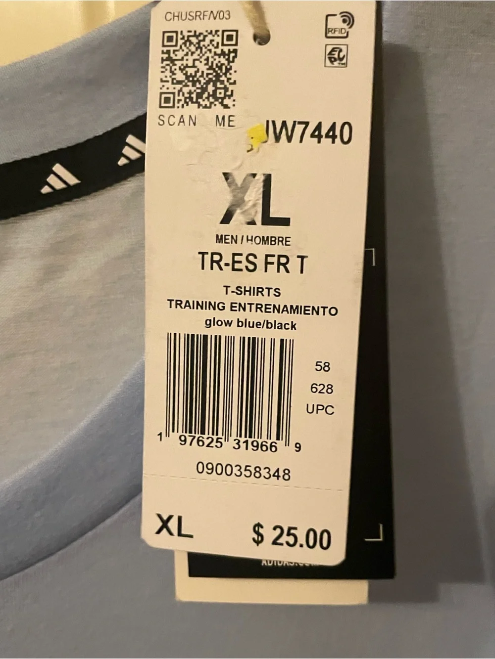 Adidas Mens Training T-Shirt Size: XL